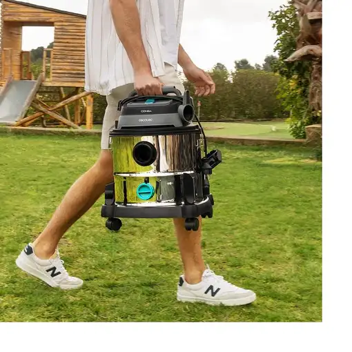 Cecotec Conga Rockstar Wet & Dry Steel Max 20 L Aspiradora de tambor Seca y húmeda