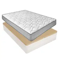 Pack Colchón Brisa + Canapé Abatible 90x190 | Montaje Incluido | Color Polar