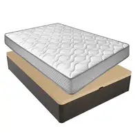 Pack Colchón Brisa + Canapé Abatible 150x190 | Montaje Incluido | Color Wengué