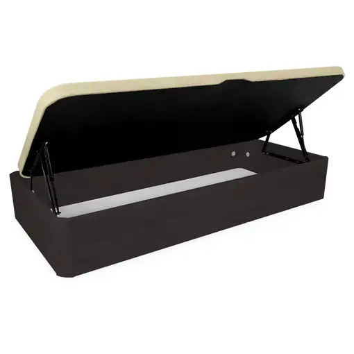 Pack 105x190 Colchón Brisa + Canapé Apertura Lateral Montaje Incluido Color Wengué