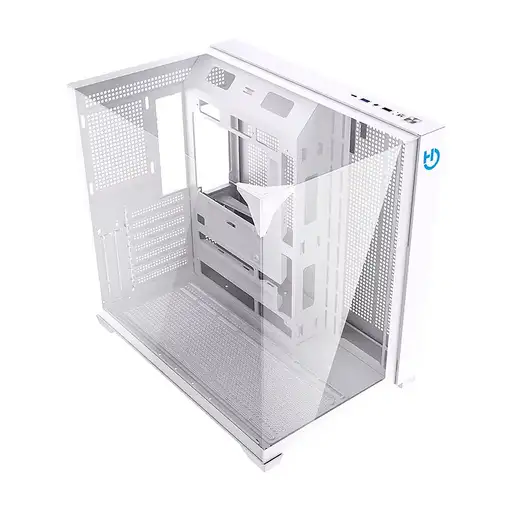 Hiditec SKY Torre Transparente, Blanco