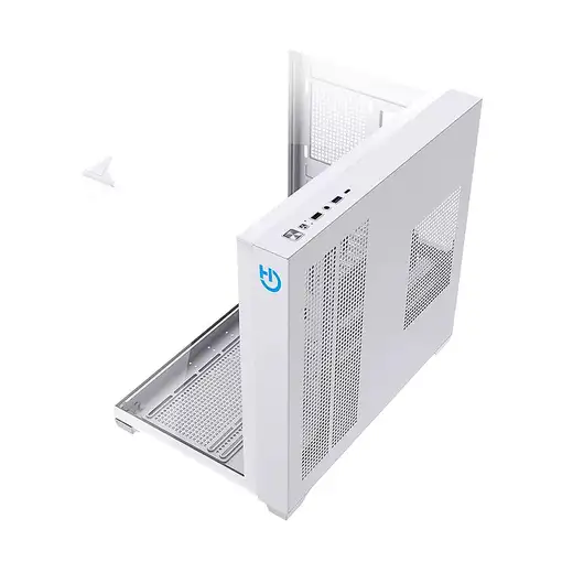 Hiditec SKY Torre Transparente, Blanco