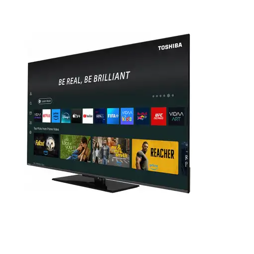 Televisor DLED 65'' 4K Ultra HD Negro Smart 65QV3F63DG TOSHIBA