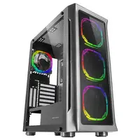 Mars Gaming MC-NEO, Torre Gaming XXL E-ATX, Ventana Lateral y Frontal Cristal Temp