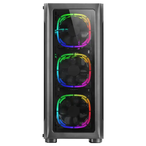 Mars Gaming MC-NEO, Torre Gaming XXL E-ATX, Ventana Lateral y Frontal Cristal Temp