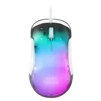 Mars Gaming MMGLOWW, Ratón Gaming RGB Chroma-Glow, Acabado Espejo, Ultraligero, 12