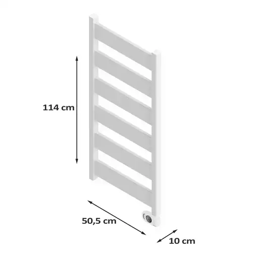 Radiador Secatoallas Eléctrico de Bajo Consumo NERIS (750W) - Blanco