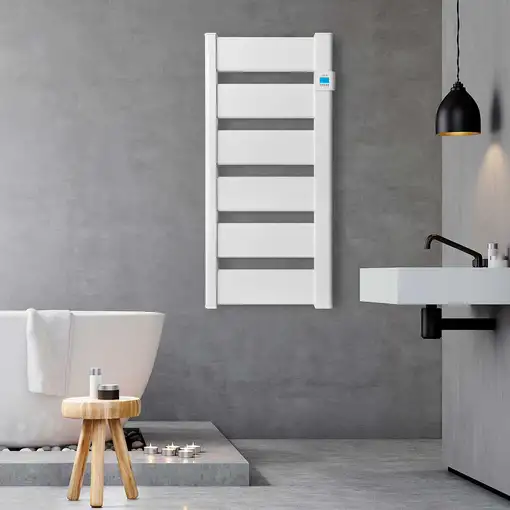 Radiador Secatoallas Eléctrico de Bajo Consumo VERA (750W) - Blanco