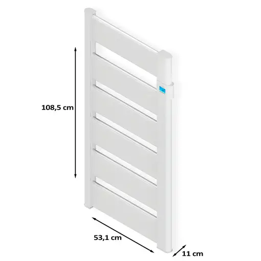 Radiador Secatoallas Eléctrico de Bajo Consumo VERA (750W) - Blanco