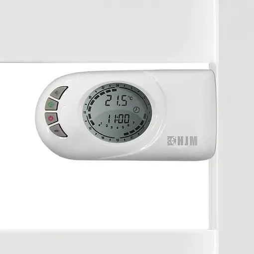 Radiador Secatoallas Eléctrico de Bajo Consumo ZINNIA (750W) - Blanco