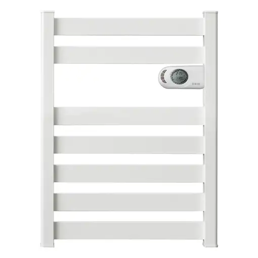 Radiador Secatoallas Eléctrico de Bajo Consumo ZINNIA (500W) - Blanco