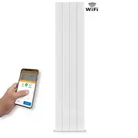 Radiador cerámico vertical AVA WIFI 1000W, Sin Smartbox, Bajo Consumo-Programable