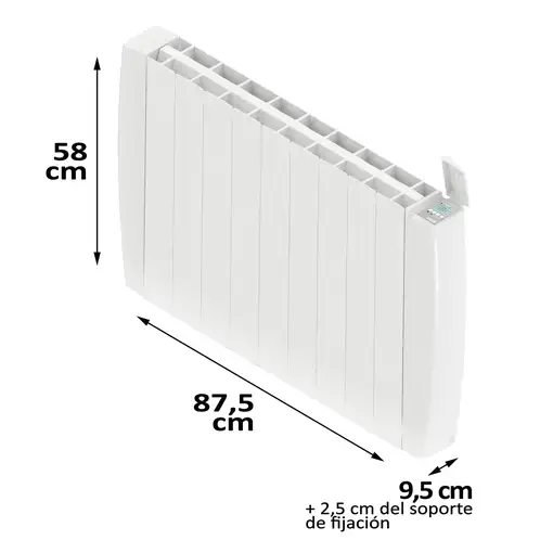Emisor Cerámico WiFi Direct de Bajo Consumo OPTIMA1500 WIFI (1500W) - Sin Smartbox