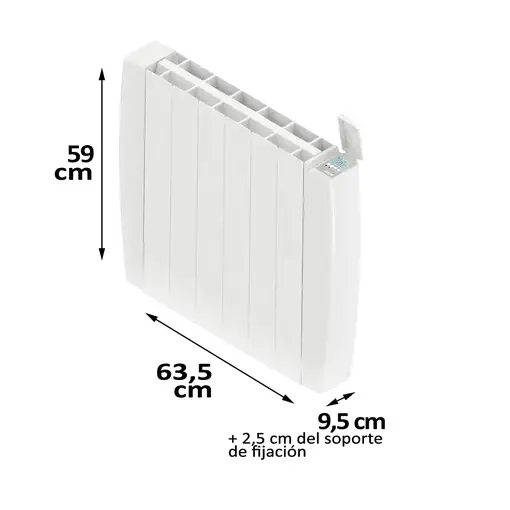 Emisor Fluido WiFi DIRECT de Bajo Consumo INDALS1000 WIFI (1000W)-Sin Smartbox