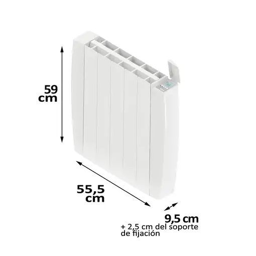 Emisor Fluido WiFi DIRECT de Bajo Consumo INDALS800 WIFI (800W) - Sin Smartbox