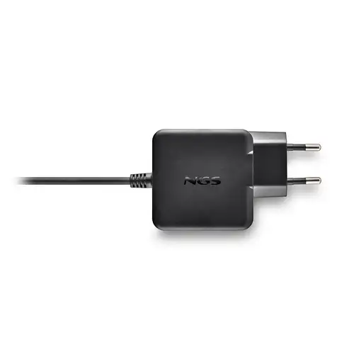 NGS EON 45W-C: Cargador USB-C 45W GaN, carga rápida e inteligente. Negro.