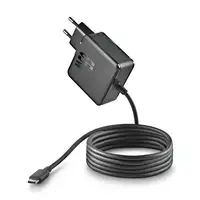 Cargador pared GAN c/salida USB-C 65W ideal portátiles, tabletas, smartphones, NGS