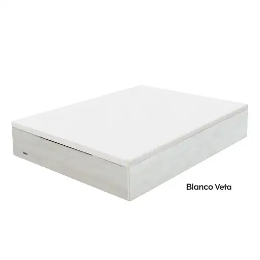 Canapé Abatible Flex Madera 25 Zapatero y Tapa 3D (90x200 - Blanco veta)