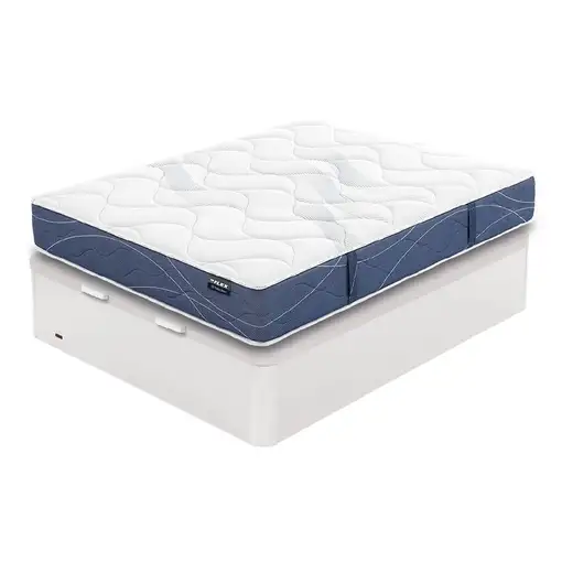 Pack Flex Habana + Canapé Abatible Madera 25 (135x190 cm - Blanco)