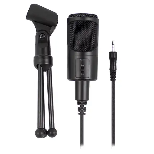 Ewent EW3552 micrófono Negro Micrófono para PC