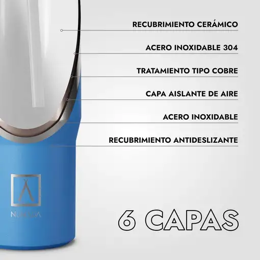 NUMADA Vaso termo 304 Acero Inoxidable 1000ML