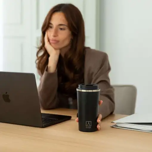 NUMADA Vaso Termo Cafe para Llevar Ceramic 500ML