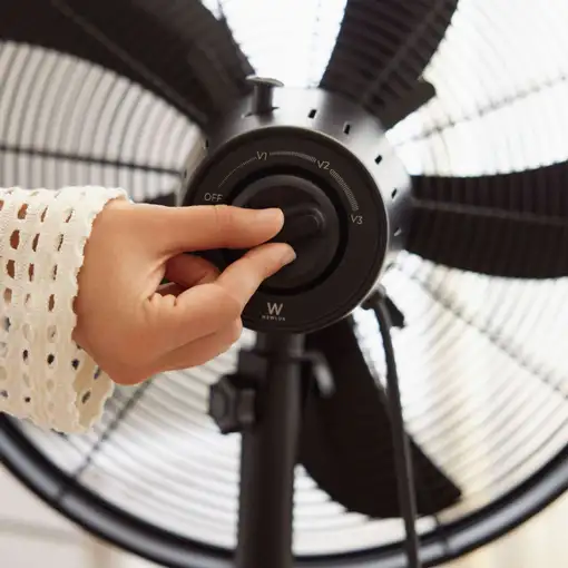 Newlux - Ventilador de Pie Tripod W3050 5 Aspas Metal