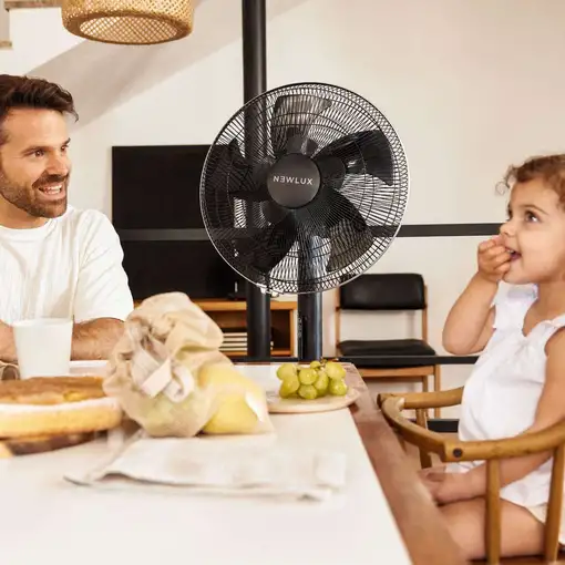 Newlux - Ventilador de Pie con Mando a Distancia 3 en 1 W1050 Smart