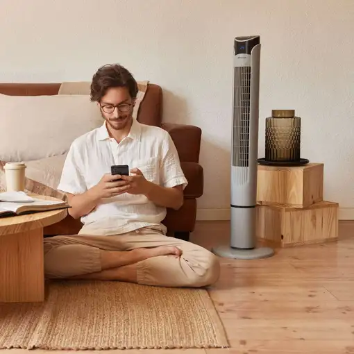 Newlux - Ventilador de Torre sin Aspas W130 (45W) con Altura 103