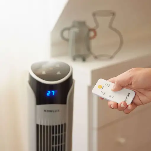 Newlux - Ventilador de Torre sin Aspas W130 (45W) con Altura 103