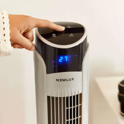 Newlux - Ventilador de Torre sin Aspas W130 (45W) con Altura 103