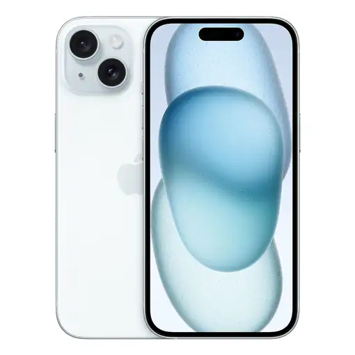 Apple iPhone 15 15,5 cm (6.1\) SIM doble iOS 17 5G USB Tipo C 128 GB Azul