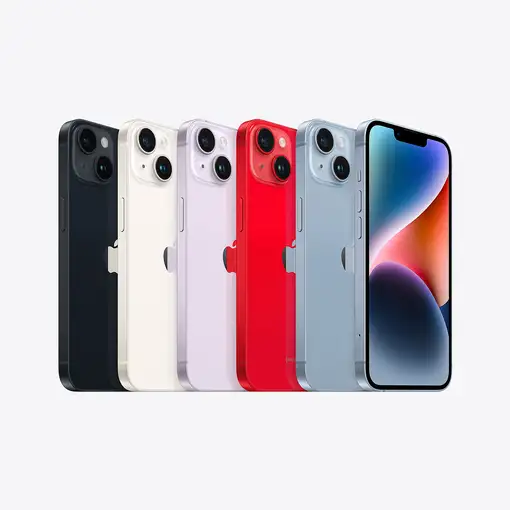 Apple iPhone 14 15,5 cm (6.1\) SIM doble iOS 16 5G 256 GB Rojo