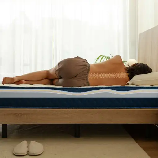 Nalui Colchón Viscoelástico 135x190 Mulhacén DualSense azul 21cm