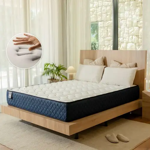 Nalui Colchón Viscoelástico 140x200 Mulhacén DualSense azul 26cm