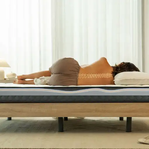 Nalui Colchón Viscoelástico 135x180  Mulhacén DualSense Gris 15cm