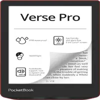 PocketBook Verse Pro lectore de e-book Pantalla táctil 16 GB Wifi Negro, Rojo