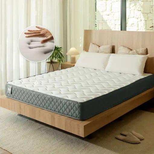 Nalui Colchón Viscoelástico 160x190  Mulhacén DualSense Blanco 21cm