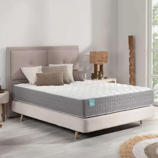 Nalui Colchón Viscoelástico 120x180  Bernia Blanco 26cm