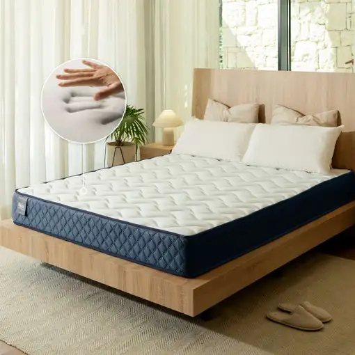 Nalui Colchón Viscoelástico 105x190  Mulhacén DualSense azul 15cm