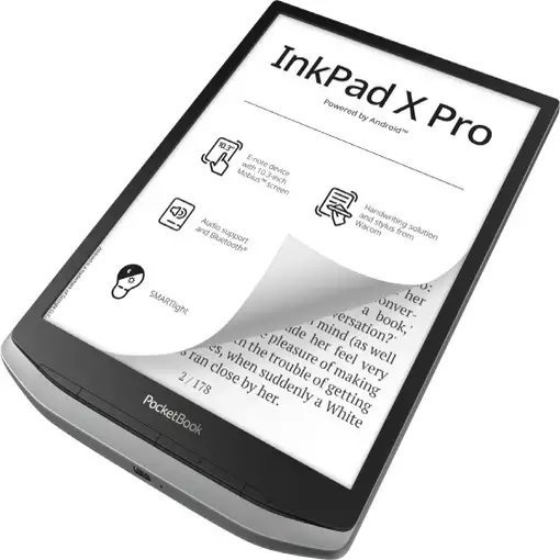 PocketBook InkPad X Pro lectore de e-book Pantalla táctil 32 GB Wifi Gris