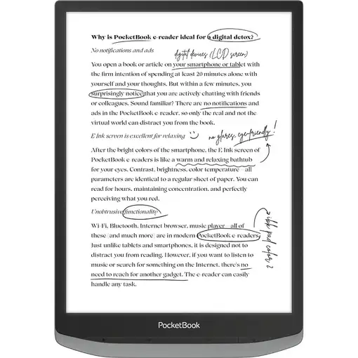 PocketBook InkPad X Pro lectore de e-book Pantalla táctil 32 GB Wifi Gris