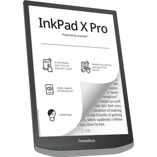 PocketBook InkPad X Pro lectore de e-book Pantalla táctil 32 GB Wifi Gris