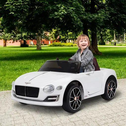 Coche Eléctrico para Niños Bentley GT 12V +3 Años 2 Modos Control Música HOMCOM