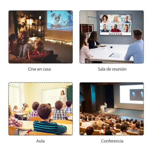 Pantalla de Proyector Manual 120 Pulgadas Formato 4:3/16:9 Blanco HOMCOM