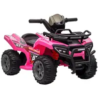 Quad Eléctrico 6V para Niños +18 Meses 70x42x45 cm Rosa HOMCOM