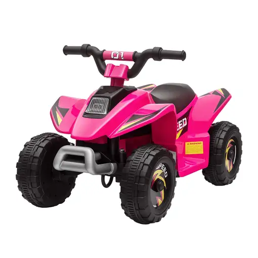Quad Eléctrico para Niños 18-36 meses 6V Avance Retroceso 72x40x45,5cm HOMCOM Quad Eléctrico para Niños 18-36 meses 6V Avance Retroceso 72x40x45,5cm HOMCOM
