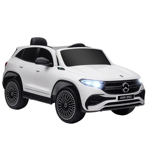 Coche Eléctrico para Niños Mercedes-Benz EQA 12V 111,5x69x52,5 cm Blanco HOMCOM Coche Eléctrico para Niños Mercedes-Benz EQA 12V 111,5x69x52,5 cm Blanco HOMCOM