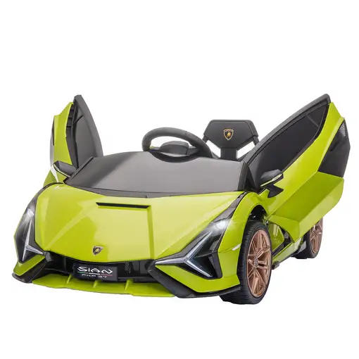 Coche Eléctrico 12V para Niños +3 Años Lamborghini SIAN Mando a Distancia HOMCOM Coche Eléctrico 12V para Niños +3 Años Lamborghini SIAN Mando a Distancia HOMCOM