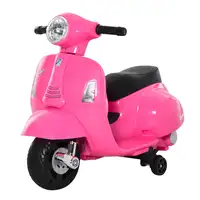 Moto Eléctrica Vespa con Faro Bocina y Ruedas para +18m 66,5x38x52cm HOMCOM Moto Eléctrica Vespa con Faro Bocina y Ruedas para +18m 66,5x38x52cm HOMCOM